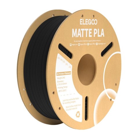 Filament PLA Matte ELEGOO (Czarny)
