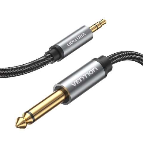 Kabel audio mini jack 3.5mm męski do jack 6.35mm męski Vention BCYHF 1m