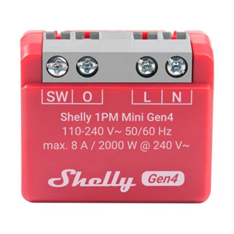 Sterownik Shelly 1PM Mini Gen4 Zigbee/Matter