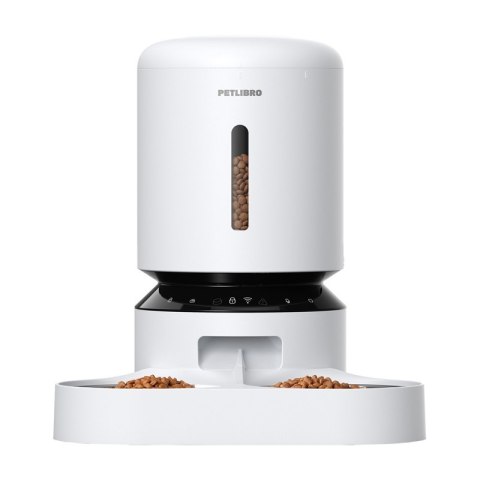 Dozownik karmy Petlibro Granary z podwójną miską, Wifi, 5L(biały)