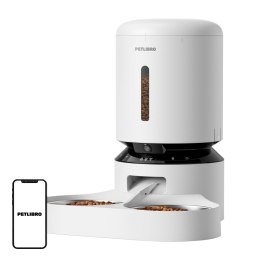 Dozownik karmy z kamerą Petlibro Granary z podwójną misą, 5L (biały)