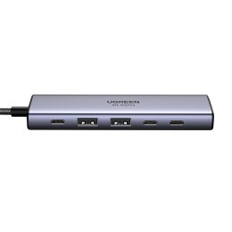 Hub USB-C Ugreen CM511, HDMI 4K 60Hz, 2x USB 3.2, 2x USB-C 3.2, PD