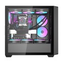 Obudowa komputerowa DARKFLASH DS900WD + 4 wentylatory (czarna)