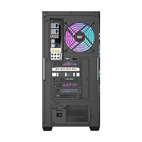 Obudowa komputerowa DARKFLASH DS900WD + 4 wentylatory (czarna)