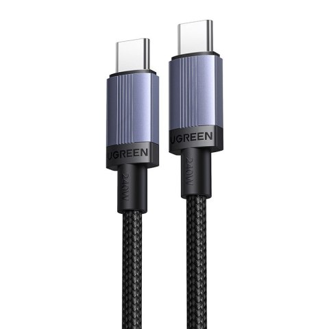 Kabel UGREEN L528 USB-C-USB-C 0.5m 100W (szary)