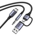 Karta dźwiękowa Ugreen CM772, USB-C do 3.5mm + USB-C/A