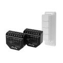 Zestaw 2 Sterowników do żaluzji / zasłon WiFi Shelly Shutter + BLU RC Button 4