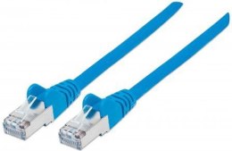 INTELLINET Patchcord Cat7 SFTP 1 m 100% Cu LSZH niebieski 740722