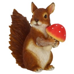 Figurka wiewiórki z muchomorem h14,3 cm