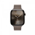 Pasek w kolorze szarobrązowym z klamrą nowoczesną do koperty 42 mm - rozmiar L