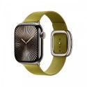 Pasek w kolorze zieleni Chartreuse z klamrą nowoczesną do koperty 42 mm - rozmiar S