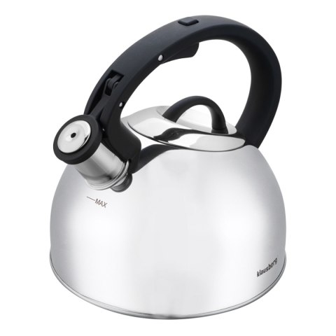 CZAJNIK STALOWY Z GWIZDKIEM 2,5L KLAUSBERG KB-7910