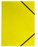 Teczka z gumką A4 350g limon
