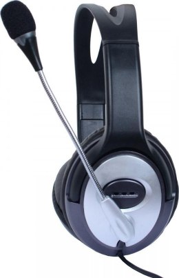 Słuchawki z mikrofonem TECHLY ICC-SH-555TY Czarny