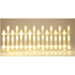 PŁOTEK DEKORACYJNY LED 8SZT CIEPŁY BIAŁY