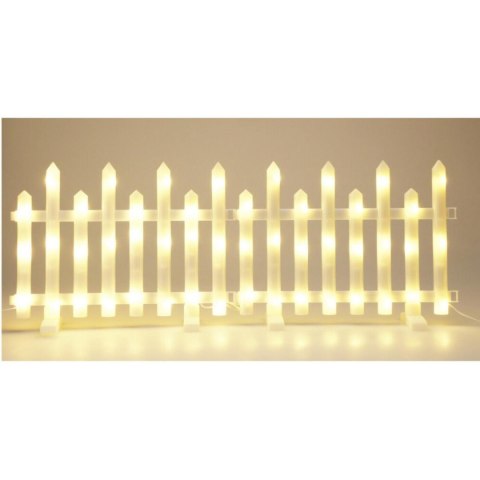 PŁOTEK DEKORACYJNY LED 8SZT CIEPŁY BIAŁY