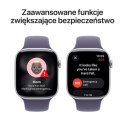 Watch Series 11 GPS+Cellular koperta 46 mm z aluminium w kolorze srebrnym, pasek sportowy w kolorze mlecznego fioletu - rozmiar 