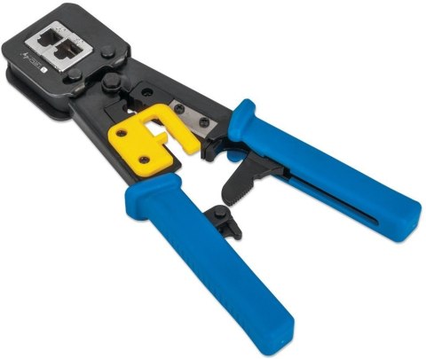 Zaciskarka do modułowych wtyków przelotowych RJ45/RJ12/RJ1 TECHLY IWP-HT 310UT