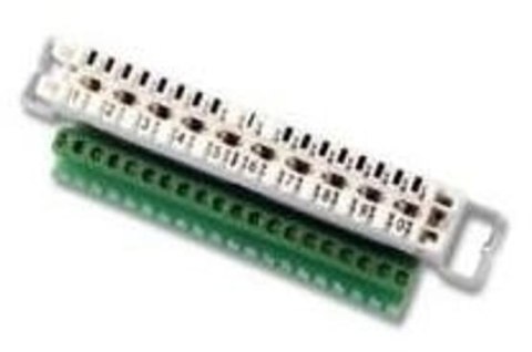 Łączówka rozłączna LSA na 10 par z zaciskami śrubowymi