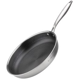 PATELNIA STALOWA 30cm Z POWŁOKĄ PLASTER MIODU E-7550