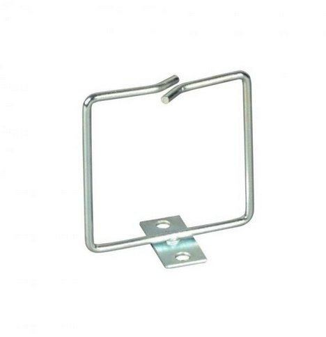 Uchwyt kablowy pojedynczy do szaf Rack, srebrny