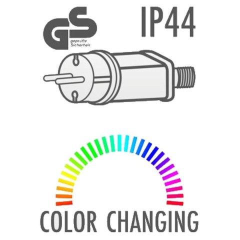 CHOINKA DEKORACYJNA 154LED RGB 150CM BLACK