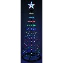 CHOINKA DEKORACYJNA 154LED RGB 150CM BLACK