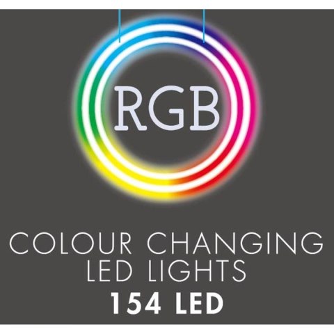 CHOINKA DEKORACYJNA 154LED RGB 150CM BLACK