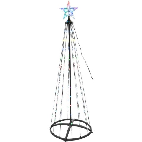 CHOINKA DEKORACYJNA 154LED RGB 150CM BLACK