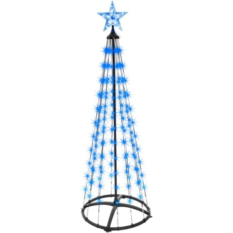 CHOINKA DEKORACYJNA 154LED RGB 150CM BLACK