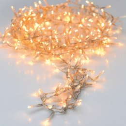 LAMPKI CHOINKOWE ŁAŃCUCH ŚWIETLNY 120 LED CIEPŁY BIAŁY PRZEŹROCZYSTY PRZEWÓD