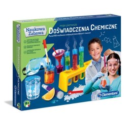Naukowa Zabawa Zestaw Moje Pierwsze Doświadczenia Chemiczne Język Polski Clementoni 60774