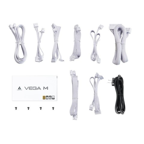 Zasilacz PPG-850-CW VEGA M 850W 80+ GOLD Biały