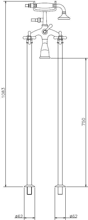 LA TORRE Leonardo II Chromowo-złoty (Chromowo-złoty)