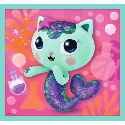 Puzzle - 10w1 - W świecie Gabi - Koci Domek Gabi - Trefl 96003