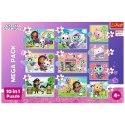 Puzzle - 10w1 - W świecie Gabi - Koci Domek Gabi - Trefl 96003