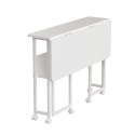 Biurko mobilne MC-126W 50 kg Białe