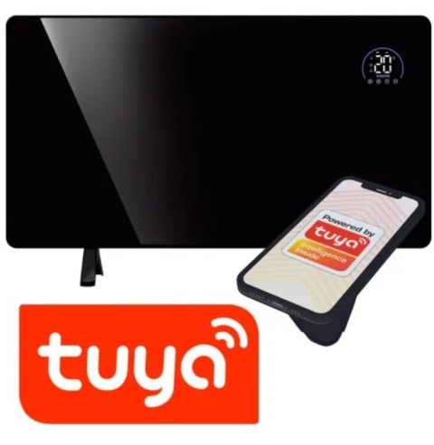 Grzejnik elektryczny na podczerwień czarny MUG-23