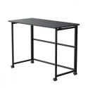 Składane mobilne biurko MC-1250 B blat 100x50 cm, max50 kg Czarne