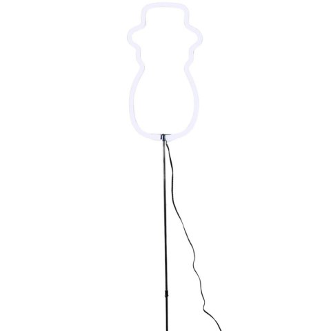 NEON BAŁWAN BIAŁY 81 LED NA BATERIE 14,5x96CM LUCA