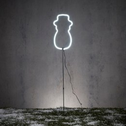 NEON BAŁWAN BIAŁY 81 LED NA BATERIE 14,5x96CM LUCA