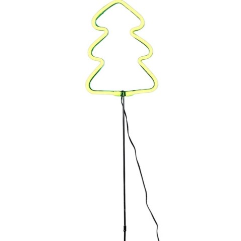 NEON CHOINKA ZIELONA 87 LED NA BATERIE 16x91CM LUCA