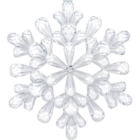 DEKORACJA WISZĄCA PŁATEK ŚNIEGU 12x12 CM WZÓR 3