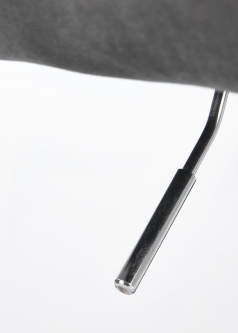 Fotel obrotowy Fresco Velvet popielaty Wyposażony w mechanizm podstawowy, obicie wykonane z wysokiej jakości welurowej tkaniny, 