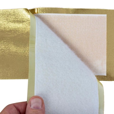 KOKARDA NA DRZWI 33x42CM WSTĄŻKA ZŁOTA