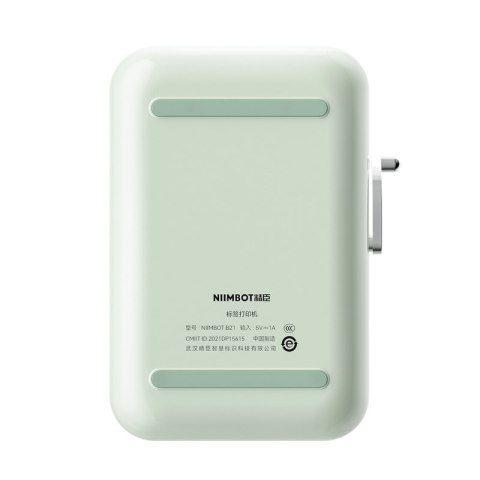 Przenośna drukarka etykiet Niimbot B21S (miętowa)
