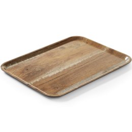 Taca kelnerska do serwowania CAMBRO Capri 33x43cm - brązowy dąb