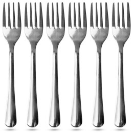 WIDELCZYKI DESEROWE DO CIASTA PRZEKĄSEK STALOWE 6-ELE EXCELLENT HOUSEWARE 139185