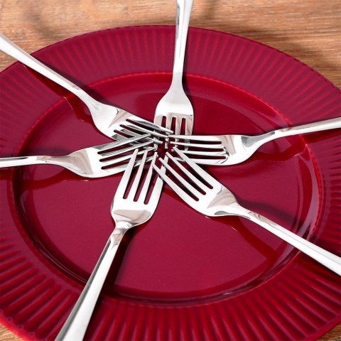 WIDELCZYKI DESEROWE DO CIASTA PRZEKĄSEK STALOWE 6-ELE EXCELLENT HOUSEWARE 139185