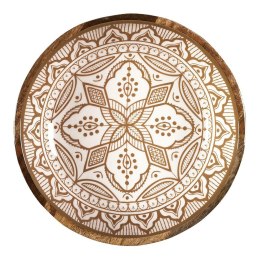 Drewniana misa Marrakesh beż 28 cm